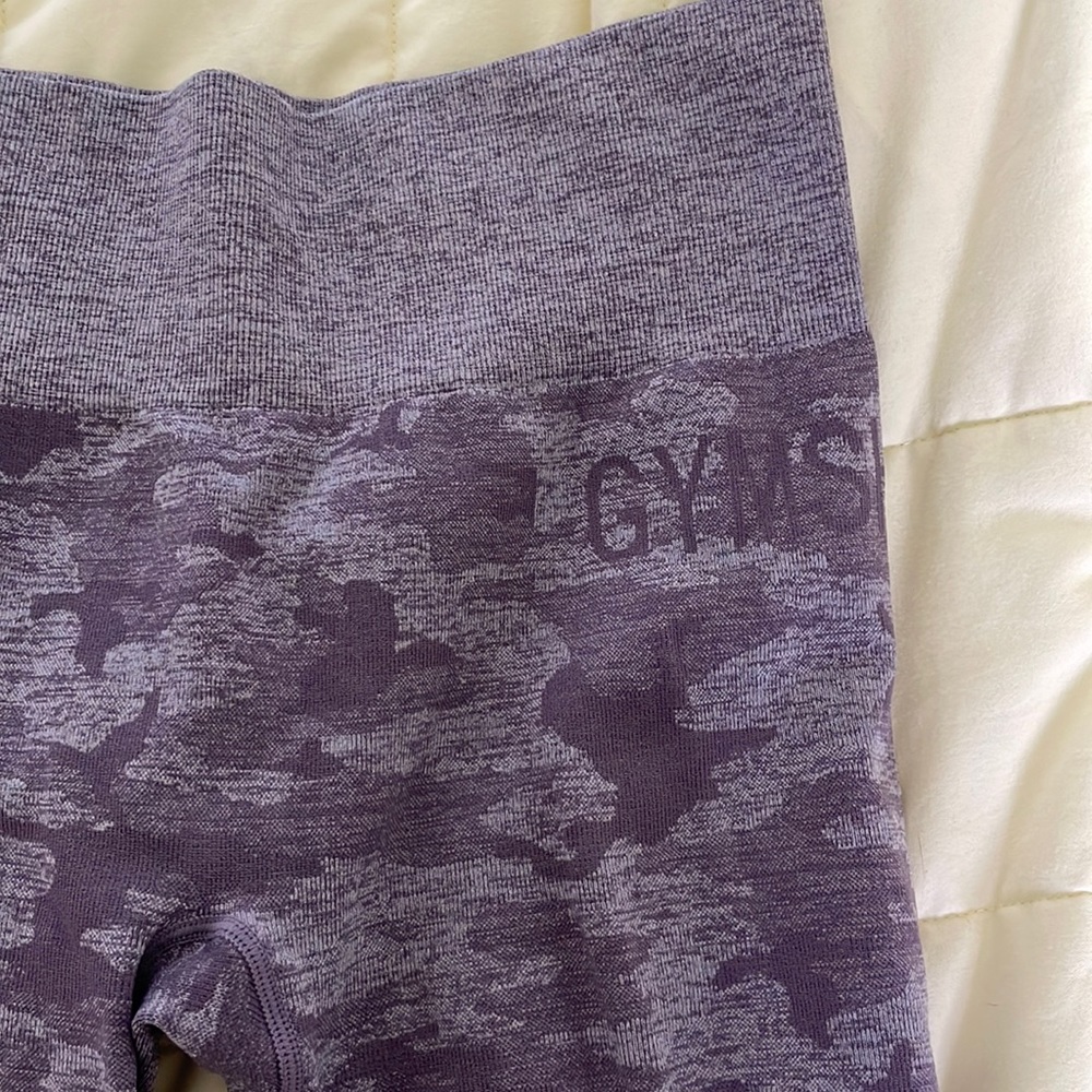 GYMSHARK Camo Seamless Leggings